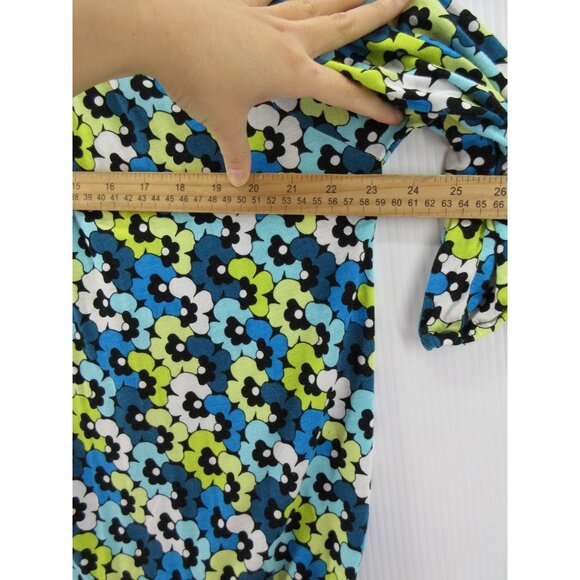 Michael Kors Top 2X Plus Pullover Blouse Floral Scoop Neck Colorful - Picture 5 of 9